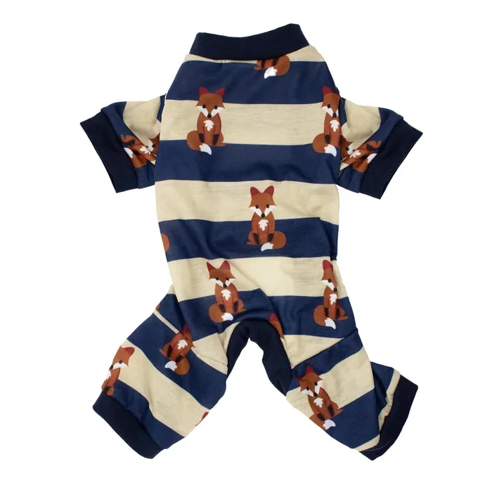 STRIPED FOX DOG PAJAMAS