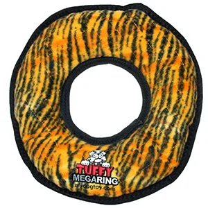 Tuffy’s Mega Ring Dog Toy – Tiger