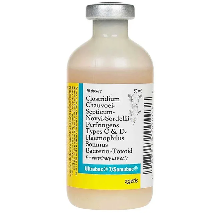 Ultrabac 7 / Somubac Cattle Vaccine, 50mL