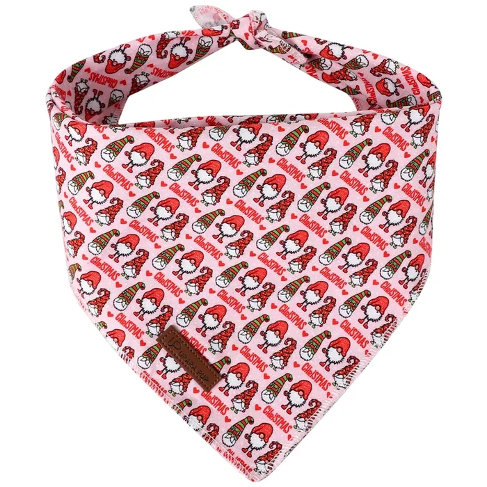 Up Urara Pup Christmas Dog Bandana, Christmas Snowman Triangle Bid Scarf For Girl Boy Dog, Cotton Pet Kerchief, Adjustable Winte