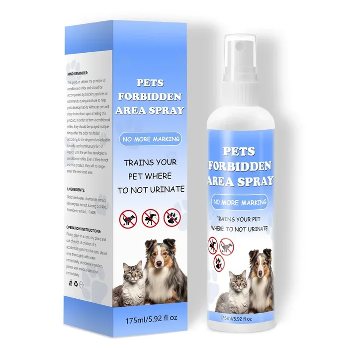 Virmate Dog Not Here! Pet Training Solution – Prevents Chewing, Licking & Peeing – Helps Pets Learn Where Not to Urinate – Safe