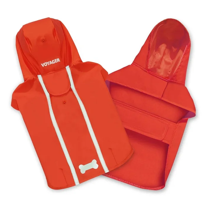 Voyager Waterproof Dogs Raincoat – Rain Poncho by Best Pet Supplies – Red, X-Small, Chest: 12.5 ~ 16 (253-RD-XS)