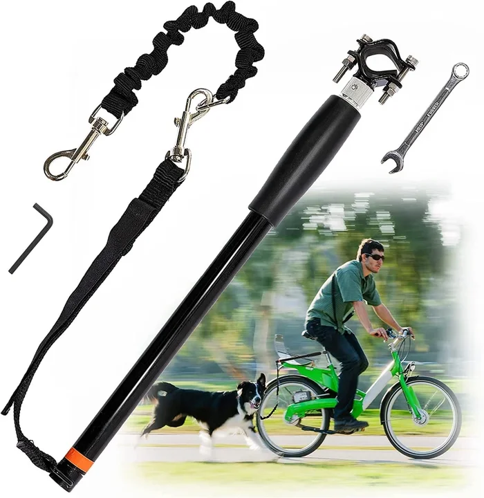 Wefaner Dog Bicycle Exerciser Leash Hands Free Bicycle Dog Leash