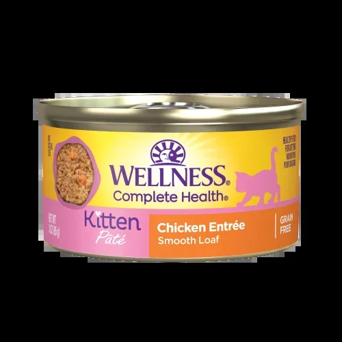 Wellness Complete Health Kitten Chicken Pate Wet Cat Food (3oz)