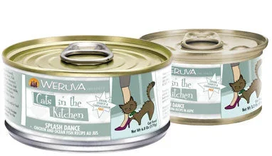 Weruva Splash Dance Chicken & Ocean Fish Recipe Au Jus 3.2oz