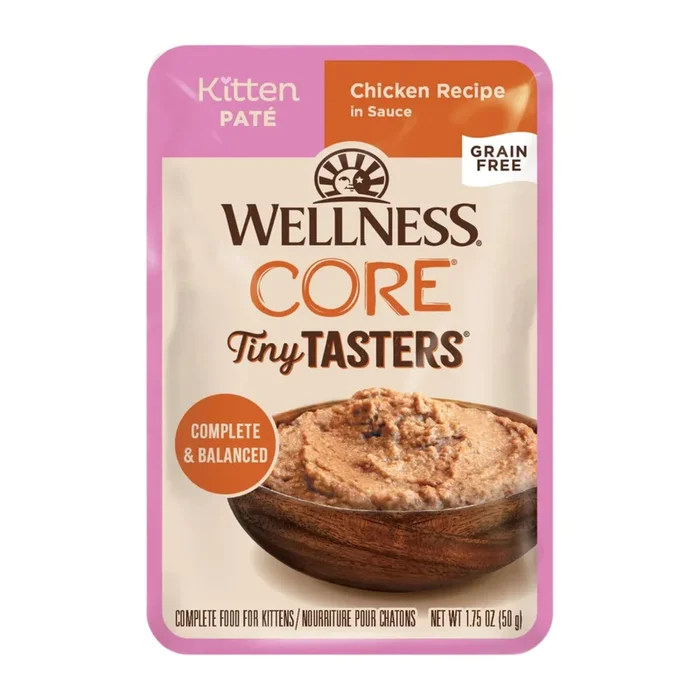 Wet Cat Food – CORE Tiny Tasters – Smooth Paté – Chicken Recipe – Kitten