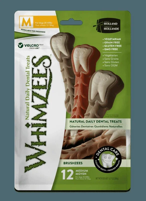 Whimzees™ Medium Gluten Free Toothbrush Dog Dental Chews 12.7 Oz
