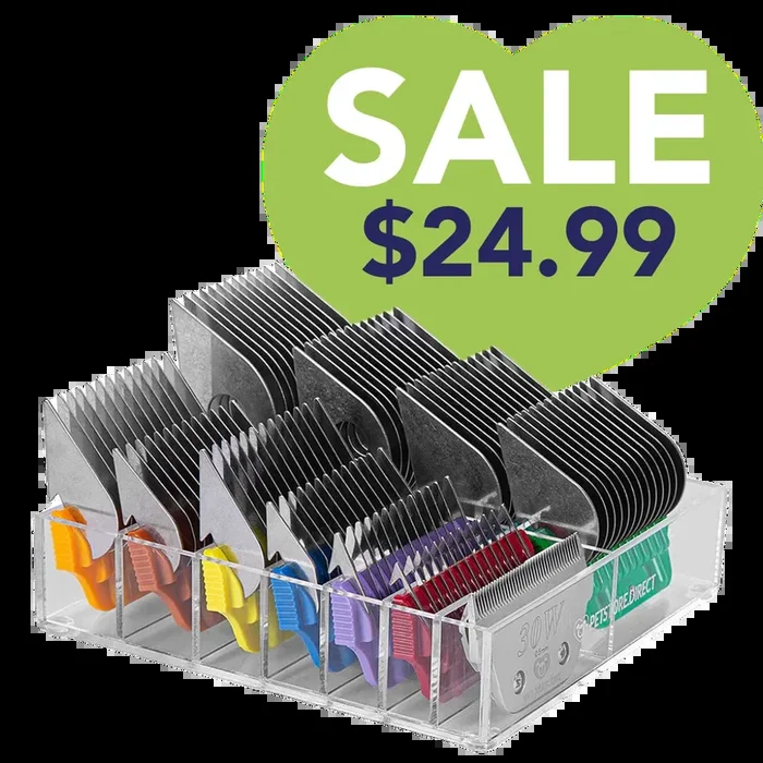 Wide Blades/Combs Guard Holder 11 Clear by PetStore.Direct
