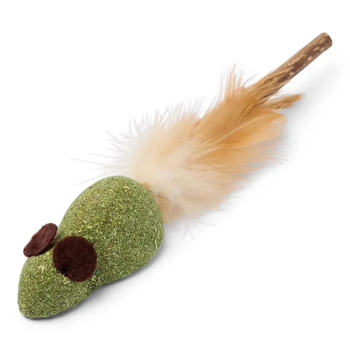 Willows Silvervine & Catnip Mouse Teaser Cat Toy