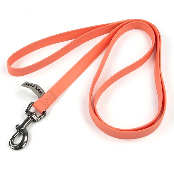 Wolfone Waterproof Dog Leash Carabiner Leash For Dogs Easy Care 6Ft*19Mm*2.7Mm Pink