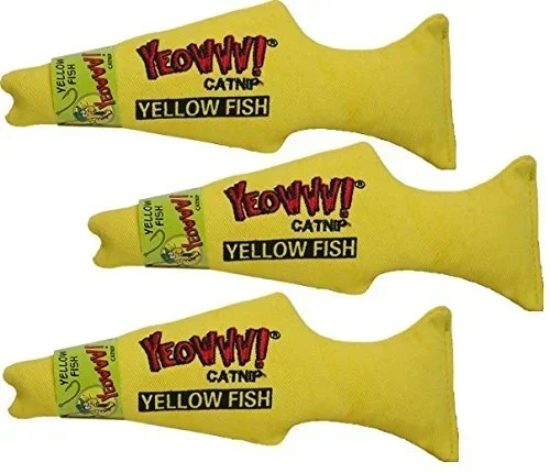 Yeowww! Yellow Fish (Pack Of 3)