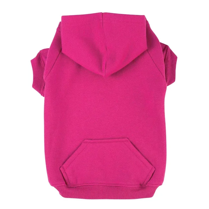 Zack & Zoey Basic Hoodie For Dogs, 12′ Small, Raspberry Sorbet