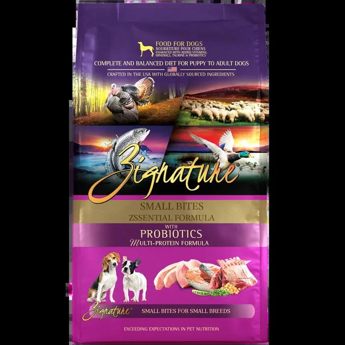 Zignature Zssential Formula Small Bites Dry Dog Food 12.5 lb