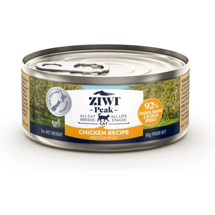 Ziwi Peak Wet Cat Food – Chicken – 3oz Can