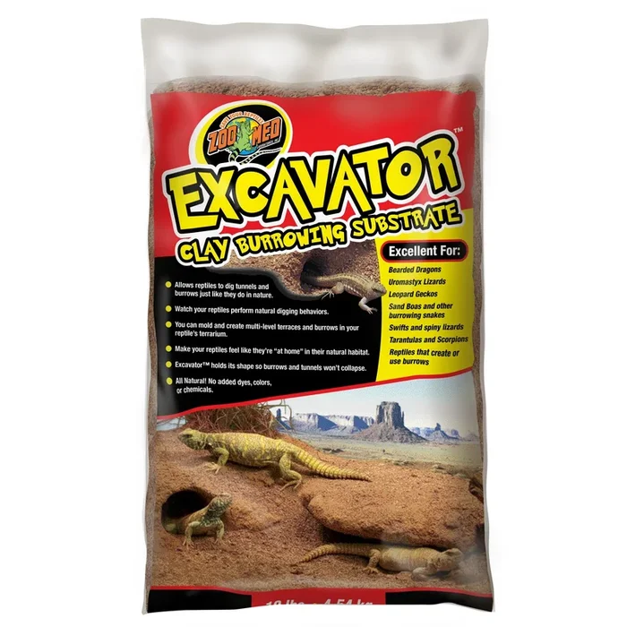 Zoo Med Excavator Clay Burrowing Substrate – 10 Pounds