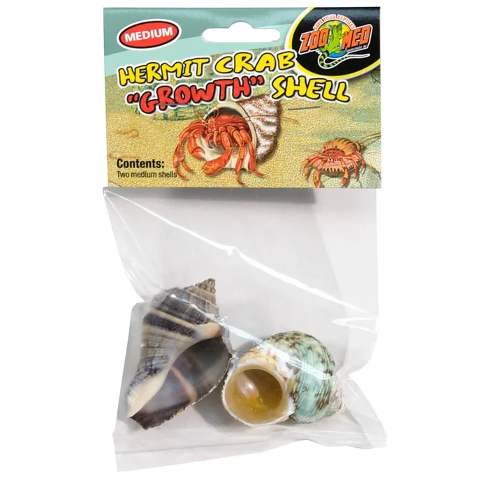Zoo Med Hermit Crab Growth Shells – 2 Pack Medium
